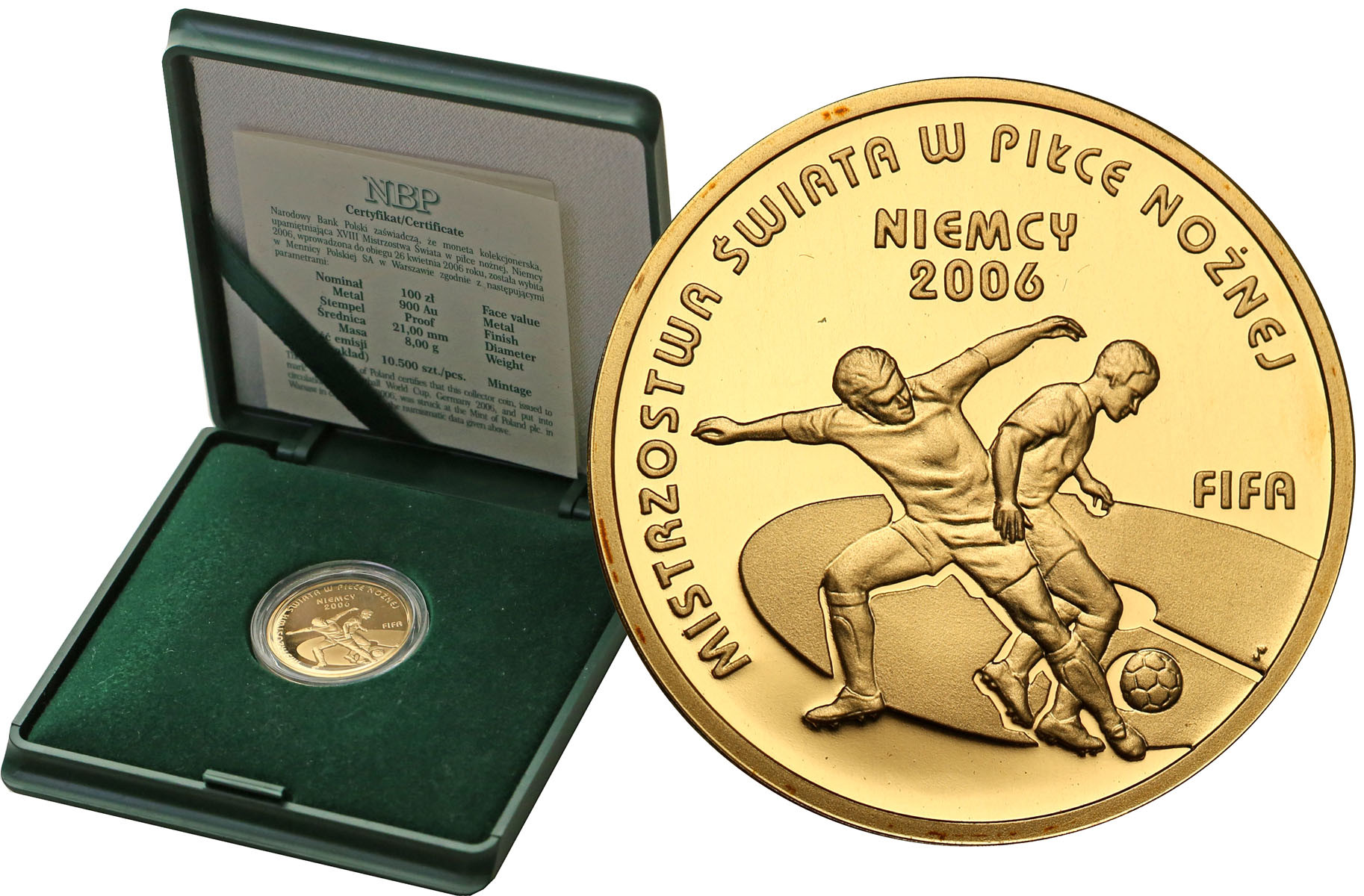 III RP. 100 złotych 2006 FIFA Mundial - Niemcy